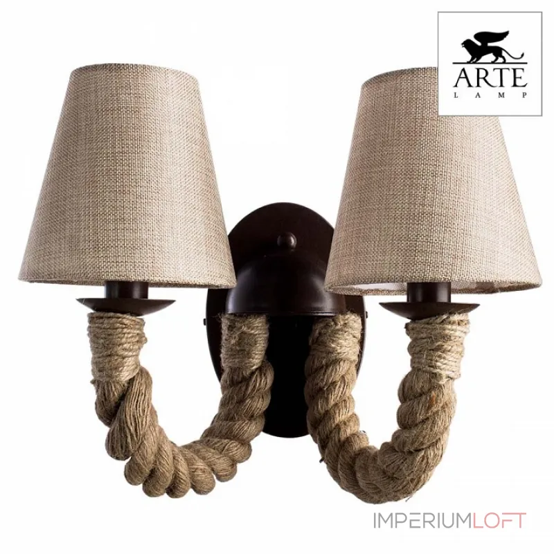 Бра Arte Lamp Corda A8958AP-2BR от ImperiumLoft