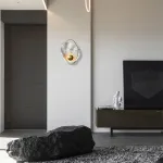 Настенный светильник CLAM Черный мрамор от ImperiumLoft