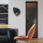 Настенный светильник CLAM Черный мрамор от ImperiumLoft