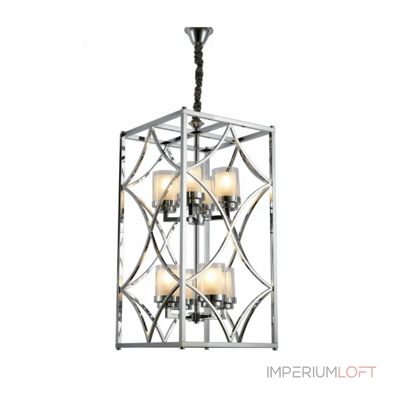 Подвесная люстра Lumina Deco Quadrato LDP 1223-8 CHR от ImperiumLoft Подвесная люстра Lumina Deco Quadrato LDP 1223-8 CHR от ImperiumLoft