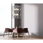 Подвесная люстра Lumina Deco Quadrato LDP 1223-8 CHR от ImperiumLoft