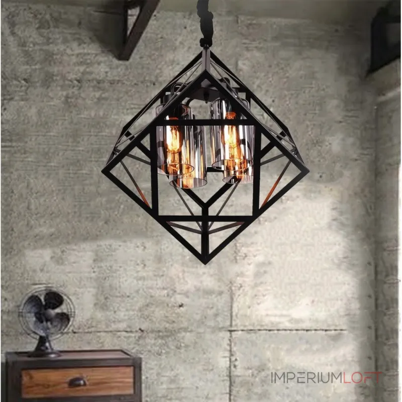 Подвесной светильник Lumina Deco Brutte LDP 11339-4 BK