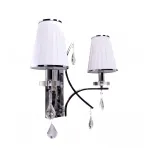 Бра Lumina Deco Glamour LDW 66247-2 WT+CHR от ImperiumLoft