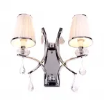 Бра Lumina Deco Glamour LDW 66247-2 WT+CHR от ImperiumLoft
