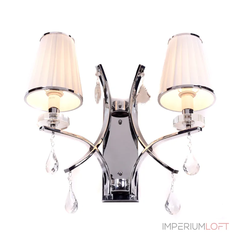 Бра Lumina Deco Glamour LDW 66247-2 WT+CHR от ImperiumLoft Бра Lumina Deco Glamour LDW 66247-2 WT+CHR от ImperiumLoft