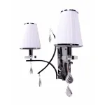 Бра Lumina Deco Glamour LDW 66247-2 WT+CHR от ImperiumLoft