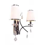 Бра Lumina Deco Glamour LDW 66247-2 WT+CHR от ImperiumLoft