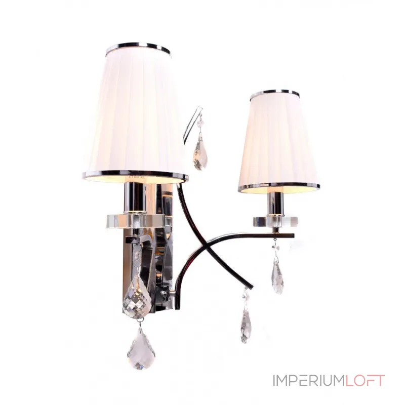 Бра Lumina Deco Glamour LDW 66247-2 WT+CHR от ImperiumLoft Бра Lumina Deco Glamour LDW 66247-2 WT+CHR от ImperiumLoft