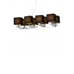 Подвесная люстра Lumina Deco Fianelo LDP 1248-8 BK