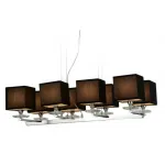 Подвесная люстра Lumina Deco Fianelo LDP 1248-8 BK