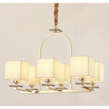 Подвесная люстра Lumina Deco Liniano LDP 17100-6 GD Подвесная люстра Lumina Deco Liniano LDP 17100-6 GD