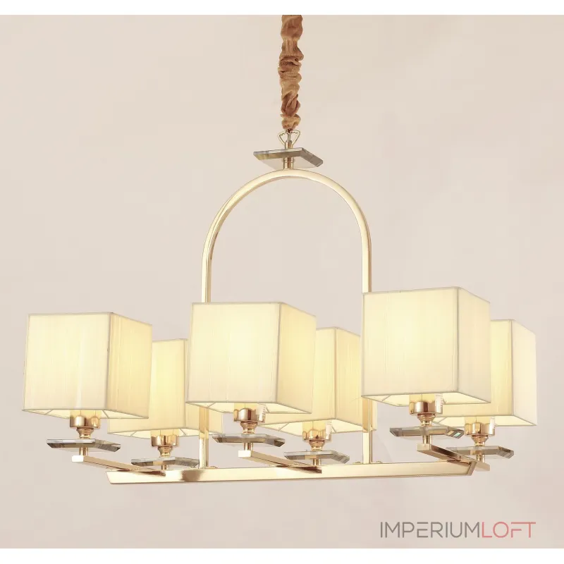Подвесная люстра Lumina Deco Liniano LDP 17100-6 GD Подвесная люстра Lumina Deco Liniano LDP 17100-6 GD