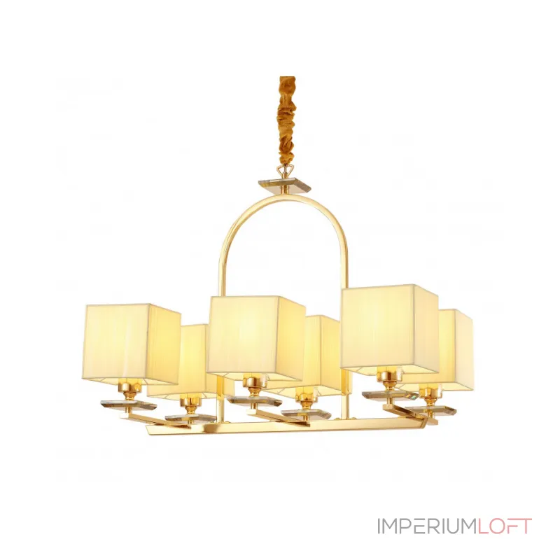 Подвесная люстра Lumina Deco Liniano LDP 17100-6 GD Подвесная люстра Lumina Deco Liniano LDP 17100-6 GD