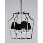 Подвесная люстра Lumina Deco Montero LDP 1249-4 CHR+BK