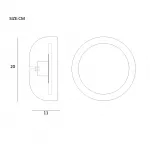 Бра LOKE D20 Red от ImperiumLoft