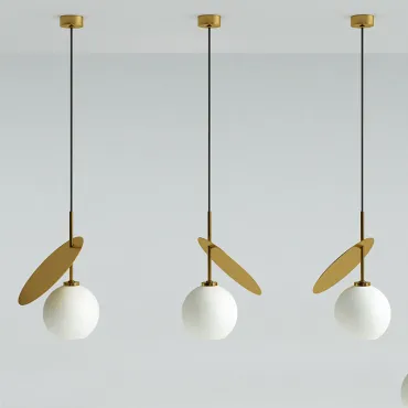 Подвесной светильник CHERRY D25 Gold/White