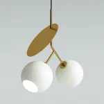 Подвесной светильник CHERRY D25 Black/White от ImperiumLoft