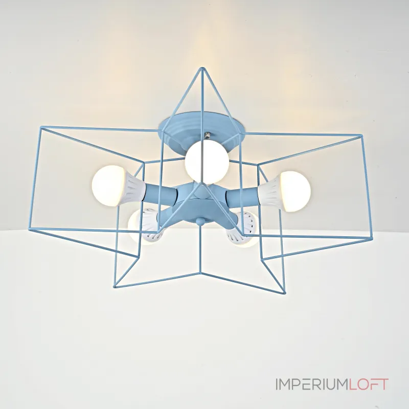 Потолочная люстра ASTERI Blue от ImperiumLoft Потолочная люстра ASTERI Blue от ImperiumLoft