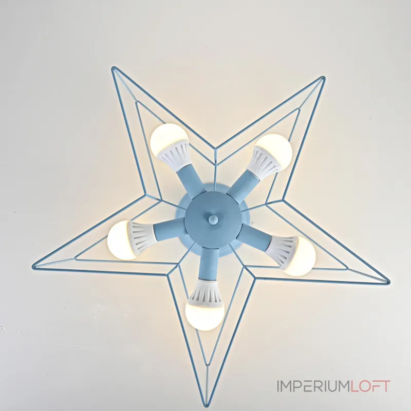Потолочная люстра ASTERI Blue от ImperiumLoft Потолочная люстра ASTERI Blue от ImperiumLoft