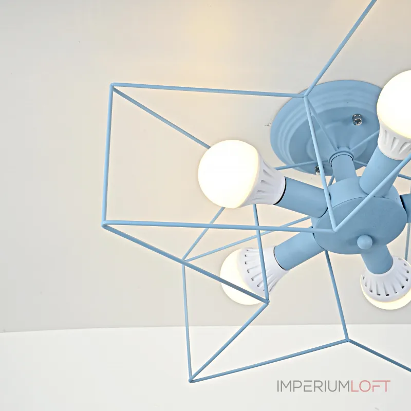 Потолочная люстра ASTERI Blue от ImperiumLoft Потолочная люстра ASTERI Blue от ImperiumLoft