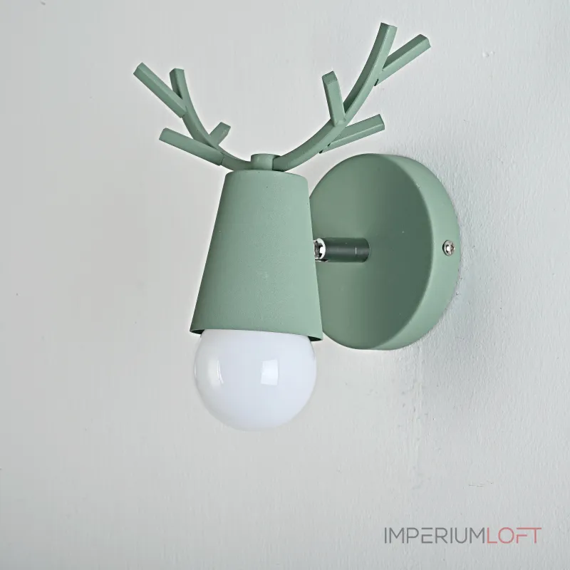 Бра с рожками DEER A Green от ImperiumLoft Бра с рожками DEER A Green от ImperiumLoft
