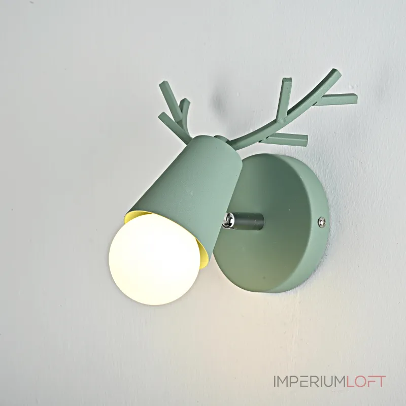 Бра с рожками DEER A Green от ImperiumLoft Бра с рожками DEER A Green от ImperiumLoft