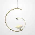 Подвесной светильник MAGNOLIA 1 flower от ImperiumLoft