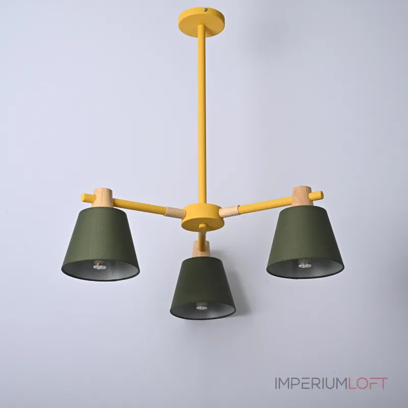 Люстра на штанге NATURA A GREEN 3 Люстра на штанге NATURA A GREEN 3