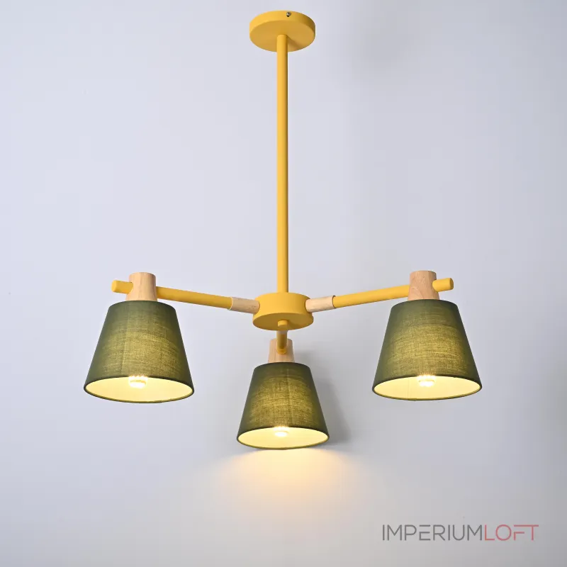 Люстра на штанге NATURA A GREEN 3 Люстра на штанге NATURA A GREEN 3