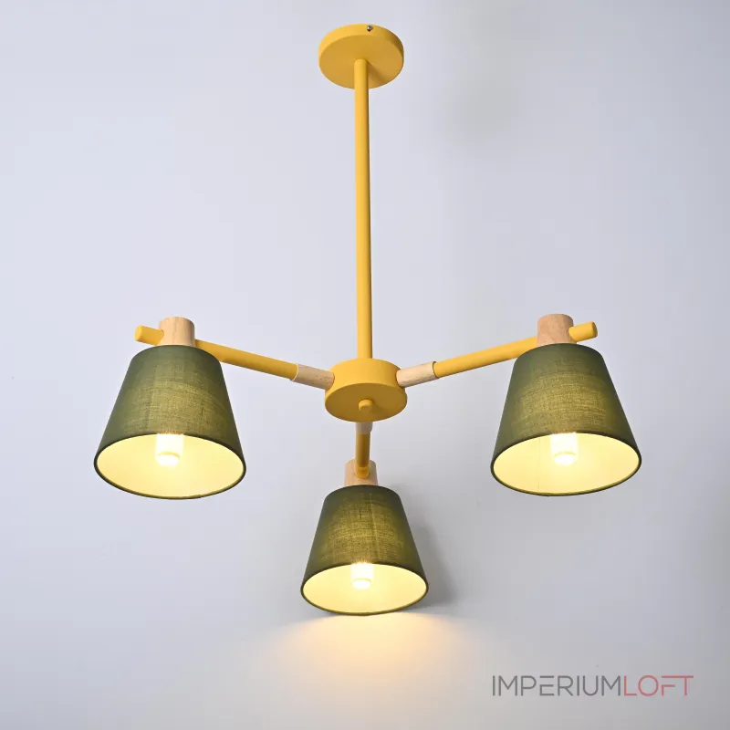 Люстра на штанге NATURA A GREEN 3 Люстра на штанге NATURA A GREEN 3