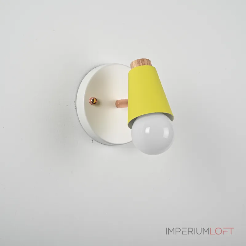 Настенный светильник ROTARY WALL Желтый от ImperiumLoft Настенный светильник ROTARY WALL Желтый от ImperiumLoft