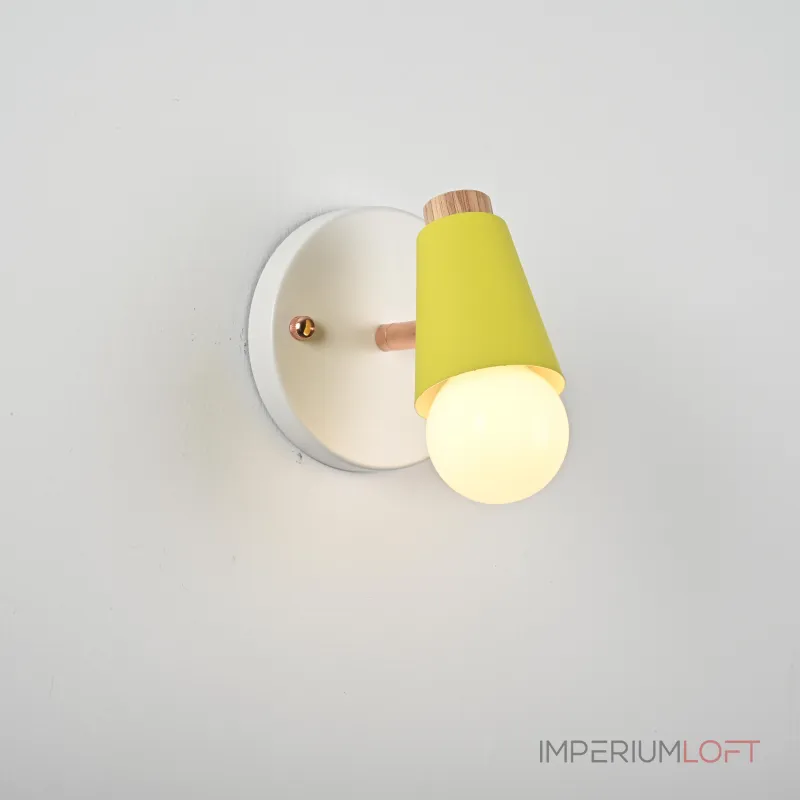 Настенный светильник ROTARY WALL Желтый от ImperiumLoft Настенный светильник ROTARY WALL Желтый от ImperiumLoft