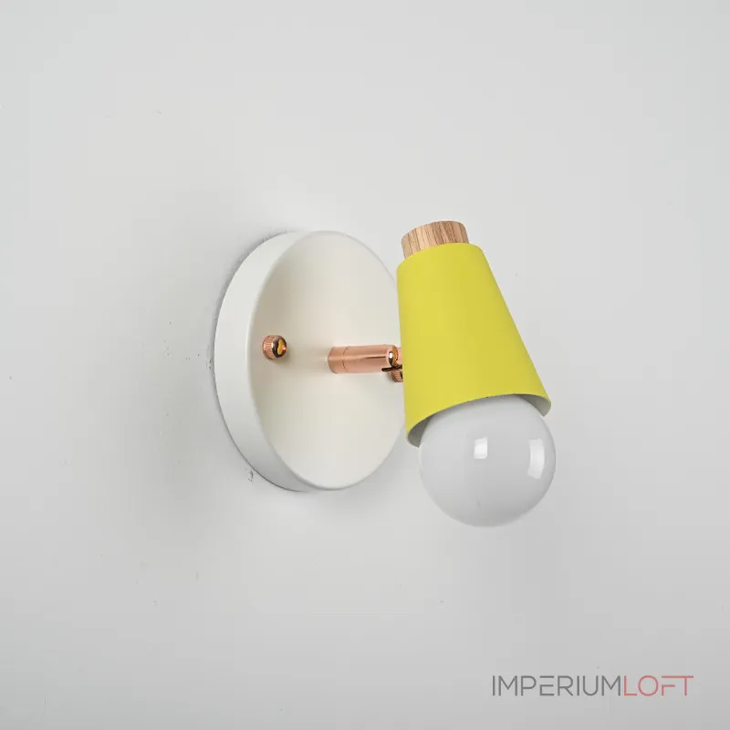 Настенный светильник ROTARY WALL Желтый от ImperiumLoft Настенный светильник ROTARY WALL Желтый от ImperiumLoft