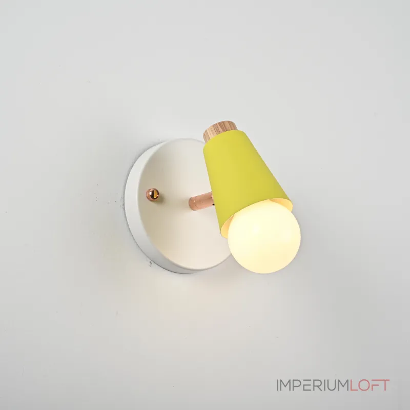 Настенный светильник ROTARY WALL Желтый от ImperiumLoft Настенный светильник ROTARY WALL Желтый от ImperiumLoft