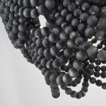 Подвесная люстра Amelia Wood Bead Chandelier