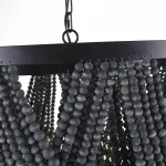 Подвесная люстра Amelia Wood Bead Chandelier