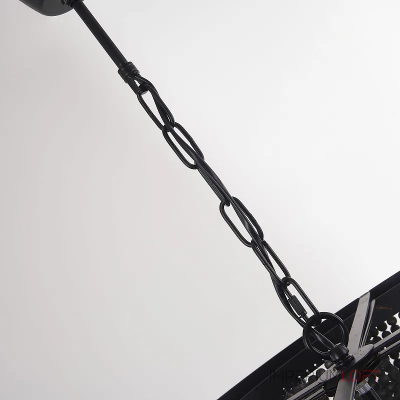 Подвесная люстра Amelia Wood Bead Chandelier