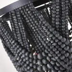 Подвесная люстра Amelia Wood Bead Chandelier