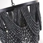 Подвесная люстра Amelia Wood Bead Chandelier