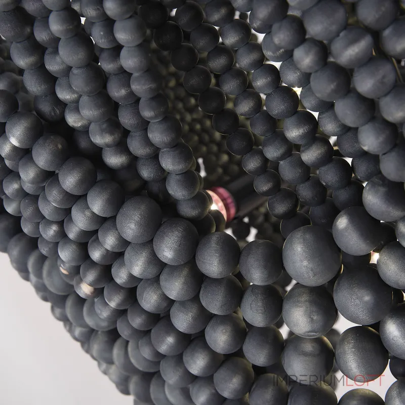 Подвесная люстра Amelia Wood Bead Chandelier