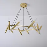 Подвесная люстра JONATHAN BROWNING Le Pentagone Chandelier 20 Light