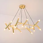 Подвесная люстра JONATHAN BROWNING Le Pentagone Chandelier 20 Light