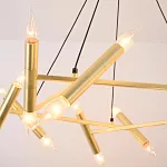 Подвесная люстра JONATHAN BROWNING Le Pentagone Chandelier 20 Light