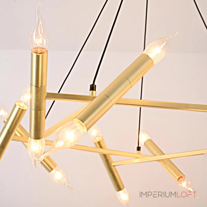 Подвесная люстра JONATHAN BROWNING Le Pentagone Chandelier 20 Light Подвесная люстра JONATHAN BROWNING Le Pentagone Chandelier 20 Light