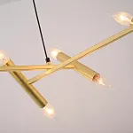 Подвесная люстра JONATHAN BROWNING Le Pentagone Chandelier 20 Light