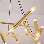 Подвесная люстра JONATHAN BROWNING Le Pentagone Chandelier 20 Light