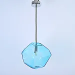 Подвесной светильник Color Ice Cube Pendant JEVIO 1 Голубой от ImperiumLoft