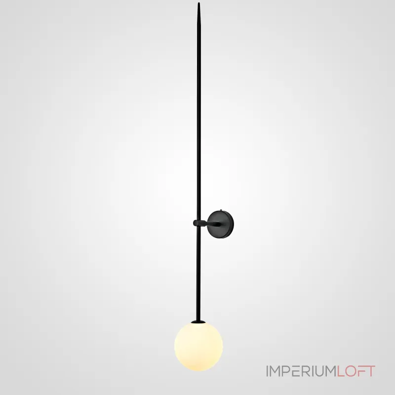 Настенный светильник LINES Ball 100 Black от ImperiumLoft Настенный светильник LINES Ball 100 Black от ImperiumLoft