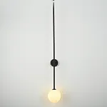 Настенный светильник LINES Ball 100 Black от ImperiumLoft