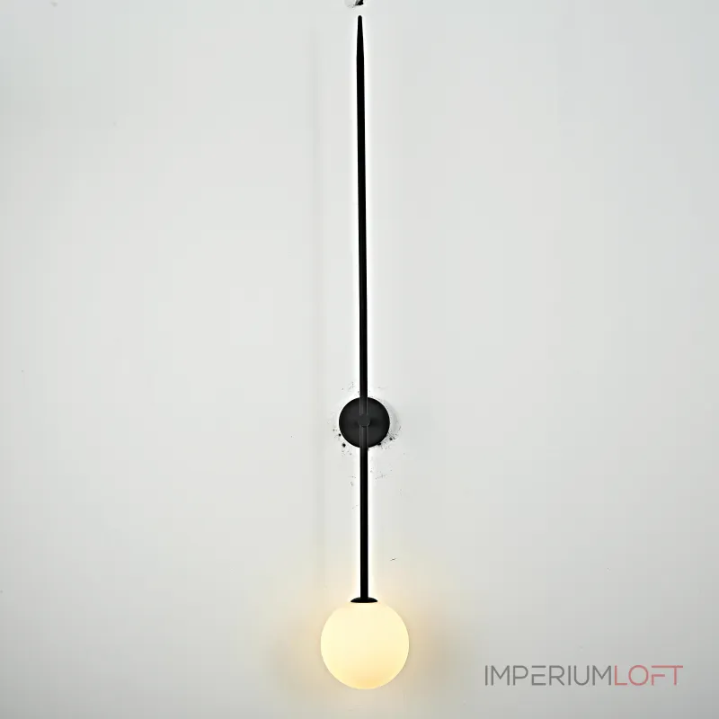 Настенный светильник LINES Ball 100 Black от ImperiumLoft Настенный светильник LINES Ball 100 Black от ImperiumLoft